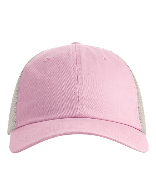 Comfort Colors CCST0 Sunwashed Trucker Cap in Blossom