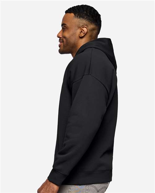 LAT 6956 Unisex Heavyweight Hoodie Sweatshirt in Black