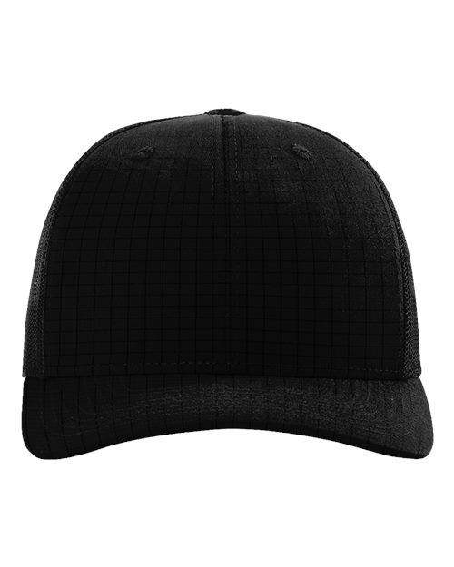 Richardson 112T Tactical Trucker Cap in Black