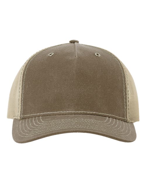 Richardson 112WH Hawthorne Trucker Cap in Buck Brown/ Dark Khaki