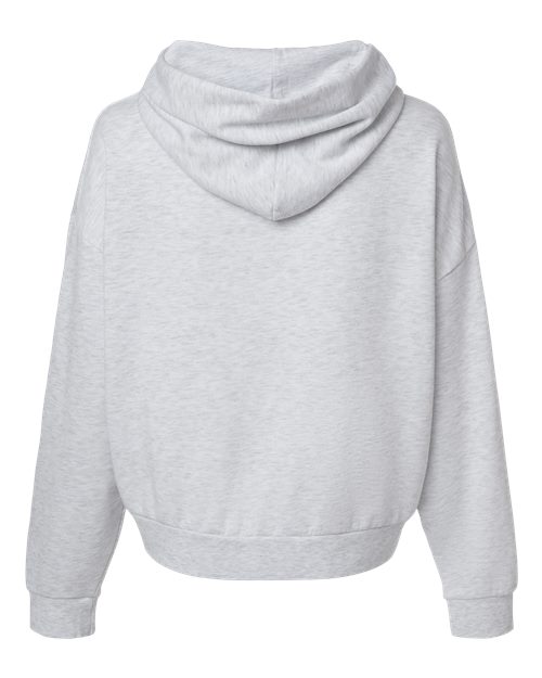 Independent Trading Co. PRM2600 Women's California Wave Wash Sunday Hooded Sweatshirt in Ash Heather