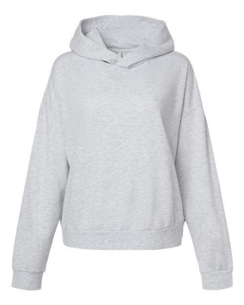 Independent Trading Co. PRM2600 Women's California Wave Wash Sunday Hooded Sweatshirt in Ash Heather