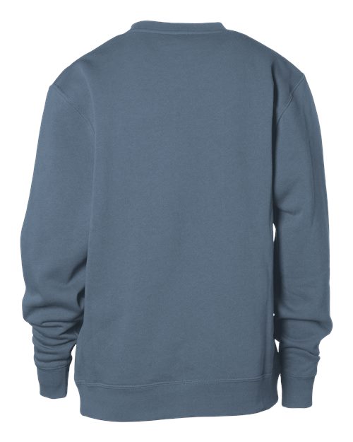 Independent Trading Co. SS3001Y Youth Midweight Crewneck Sweatshirt in Storm Blue