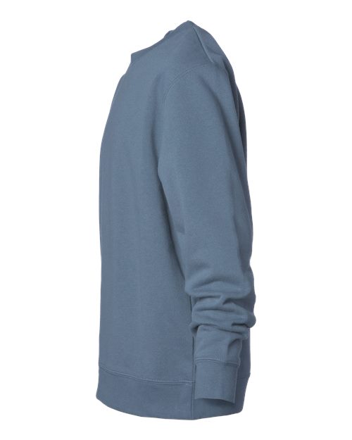 Independent Trading Co. SS3001Y Youth Midweight Crewneck Sweatshirt in Storm Blue