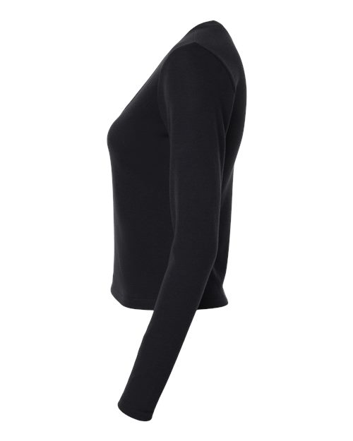 Next Level 8212 Women's Ideal Thermal Long Sleeve Shirt in Black