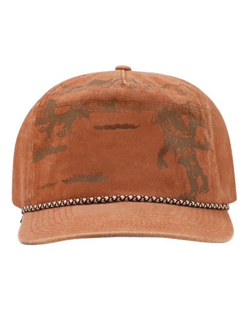 DRI DUCK 3335 Horse Nature Scene Cap in Clay