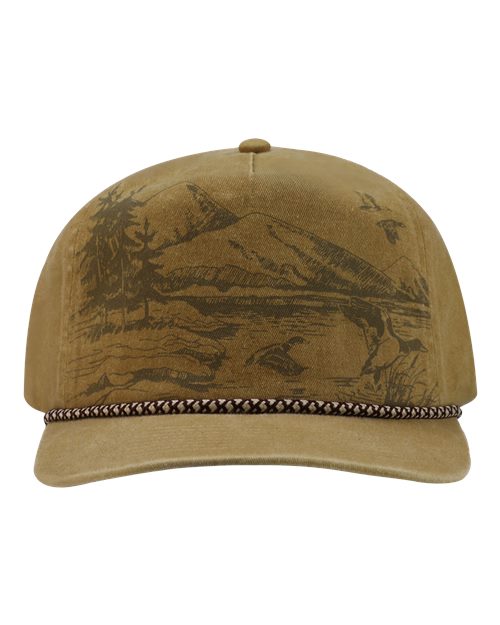 DRI DUCK 3337 Mallard Nature Scene Cap in Wheat