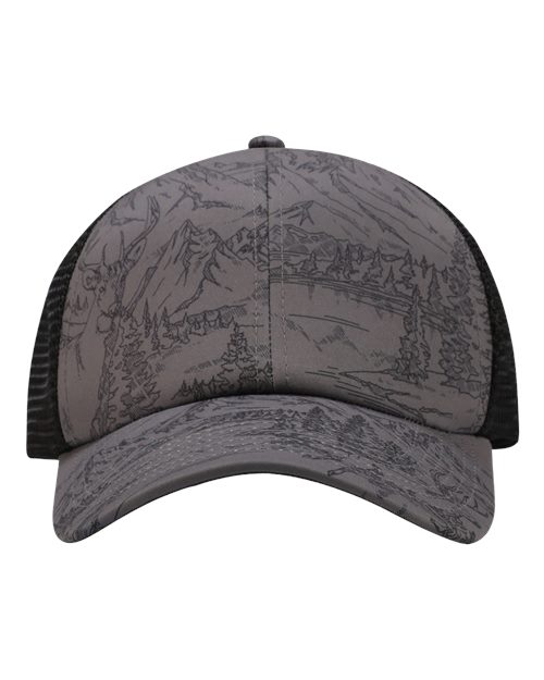 DRI DUCK 3341 Buckridge Trucker Cap in Black