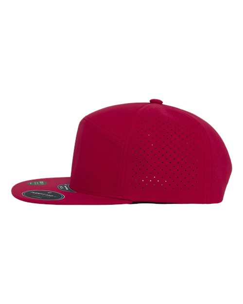 Flexfit 110AR3 110 Premium Arch Perforated Cap in Red