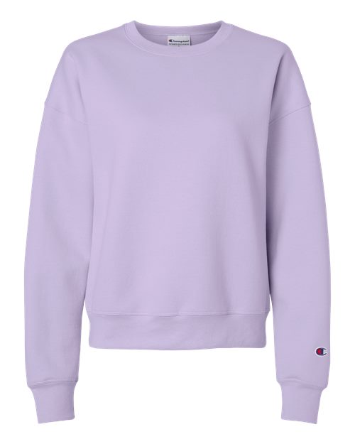 Champion SL650 Women's Powerblend Crewneck Sweatshirt in Urban Lilac