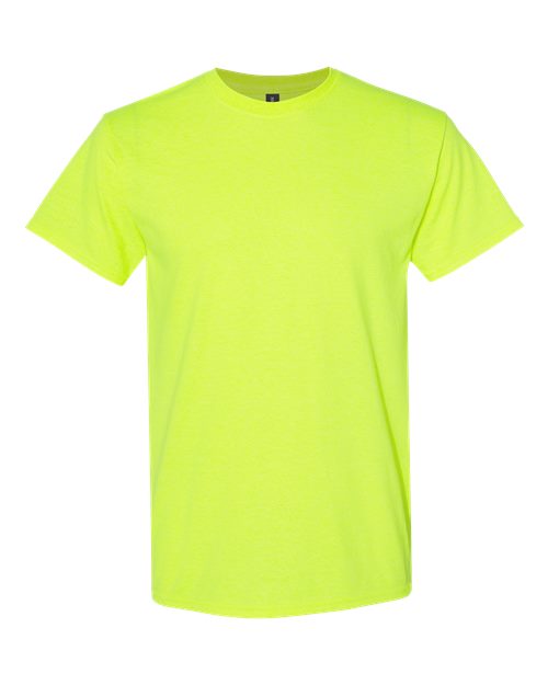 Gildan 5000T Unisex Heavy Cotton Tall T-Shirt in Safety Green