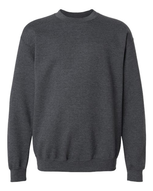 Gildan SF000B Youth Softstyle Midweight Crewneck Sweatshirt in Dark Heather