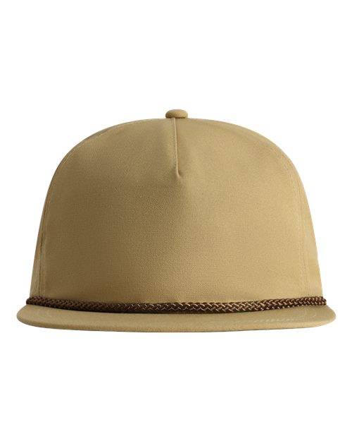Imperial DNA001 The Original Rope Five-Panel Cap in Deep Gold/ Brown