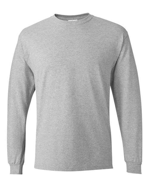 Hanes 5286 Unisex Essential-T Long Sleeve T-Shirt in Light Steel
