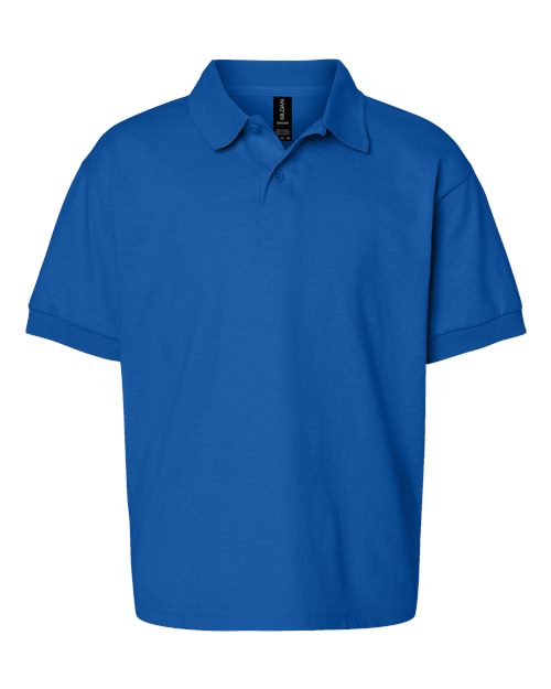 Gildan 8800B Youth DryBlend Jersey Polo in Royal