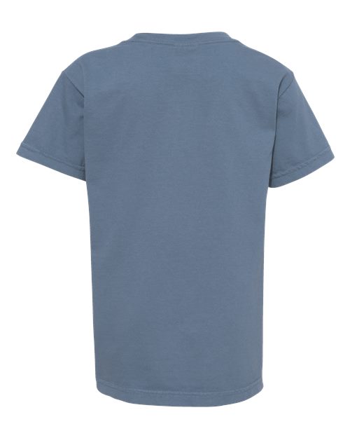 Comfort Colors 9018 Youth Garment-Dyed Heavyweight T-Shirt in Blue Jean