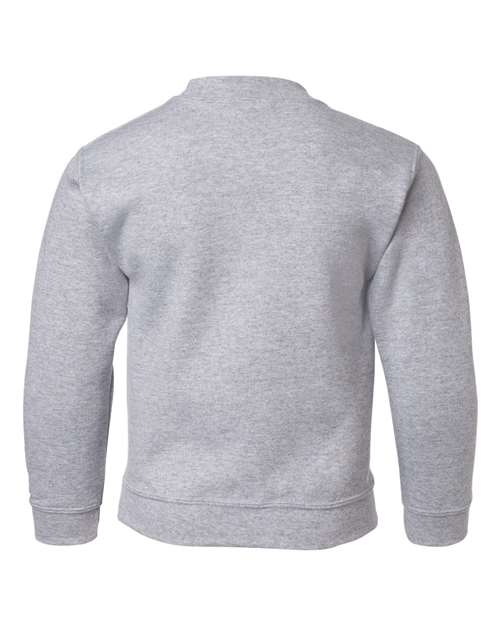 Gildan 18000B Youth Heavy Blend Crewneck Sweatshirt in Sport Grey