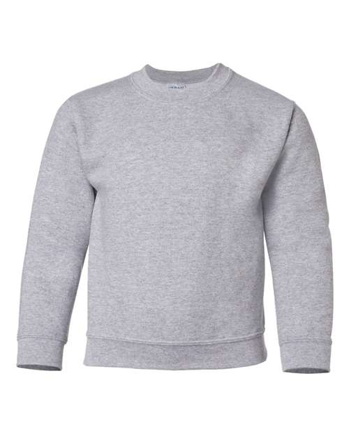 Gildan 18000B Youth Heavy Blend Crewneck Sweatshirt in Sport Grey