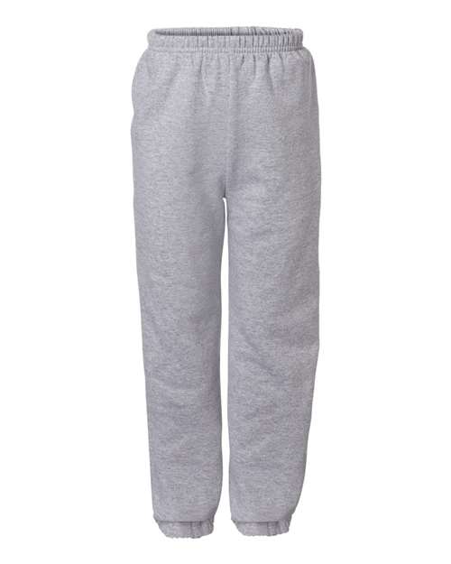 Gildan 18200B Youth Heavy Blend Sweatpants in Sport Grey