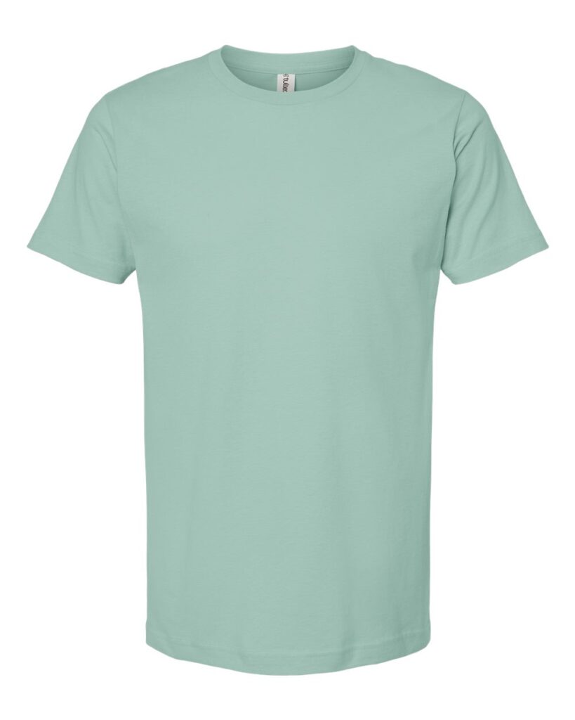 Tultex 202 Unisex Fine Jersey T-Shirt in Light Sage