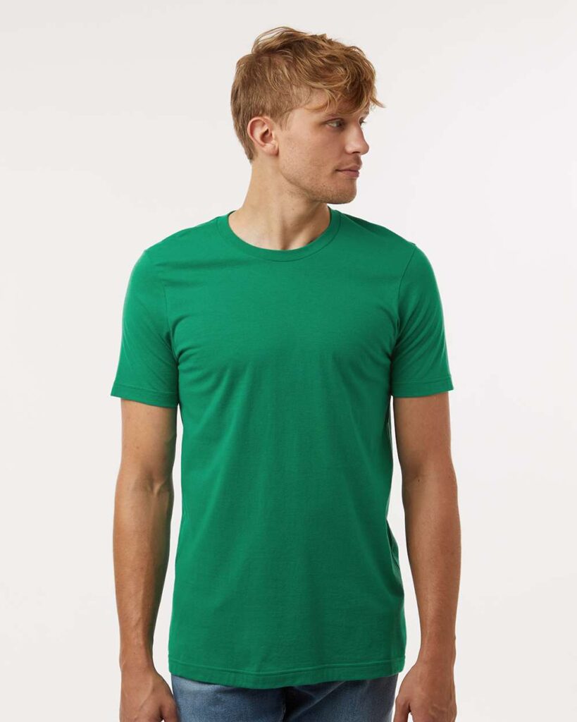 Tultex 602 Combed Cotton T-Shirt in Kelly