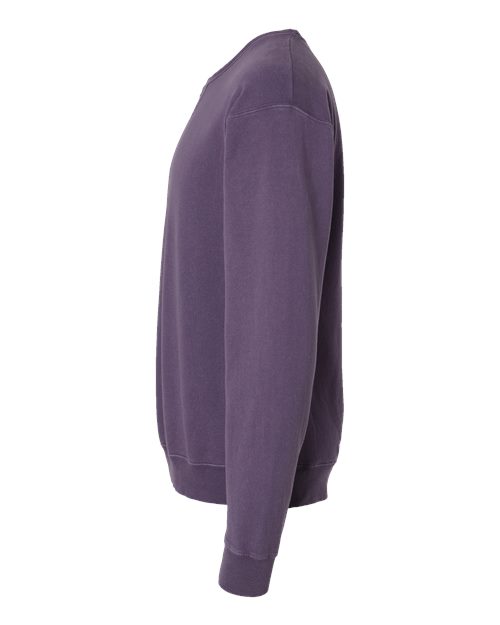 ComfortWash by Hanes GDH400 Unisex Garment-Dyed Crewneck Sweatshirt in Grape Soda