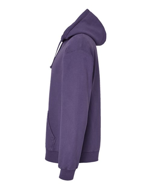ComfortWash by Hanes GDH450 Unisex Garment-Dyed Hooded Sweatshirt in Grape Soda