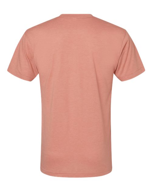 American Apparel TR401 Unisex Triblend Track Tee in Tri-Coral