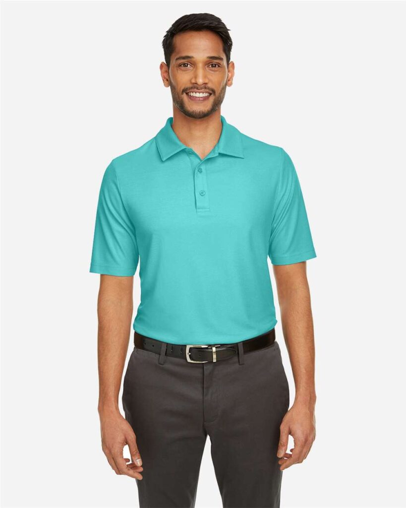 CORE365 CE112 Men's Fusion ChromaSoft Pique Polo in Sea Glass