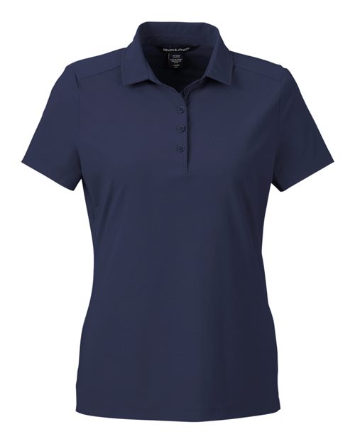 Devon & Jones DG110W Women's CrownLux Performance Windsor Welded Polo in Navy