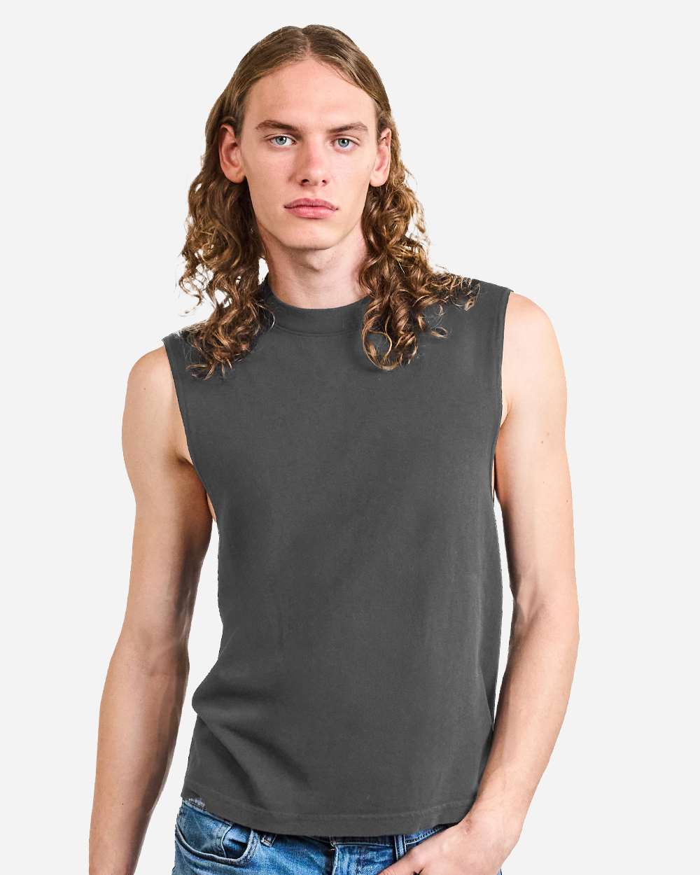 American Apparel 207GD Unisex Heavyweight Cotton G in Faded black