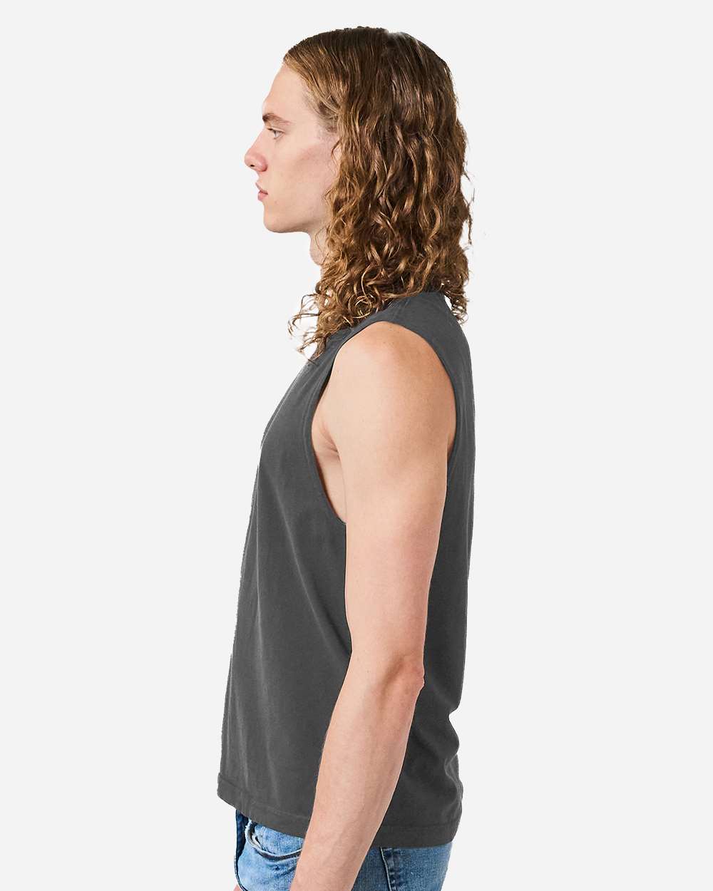 American Apparel 207GD Unisex Heavyweight Cotton G in Faded black