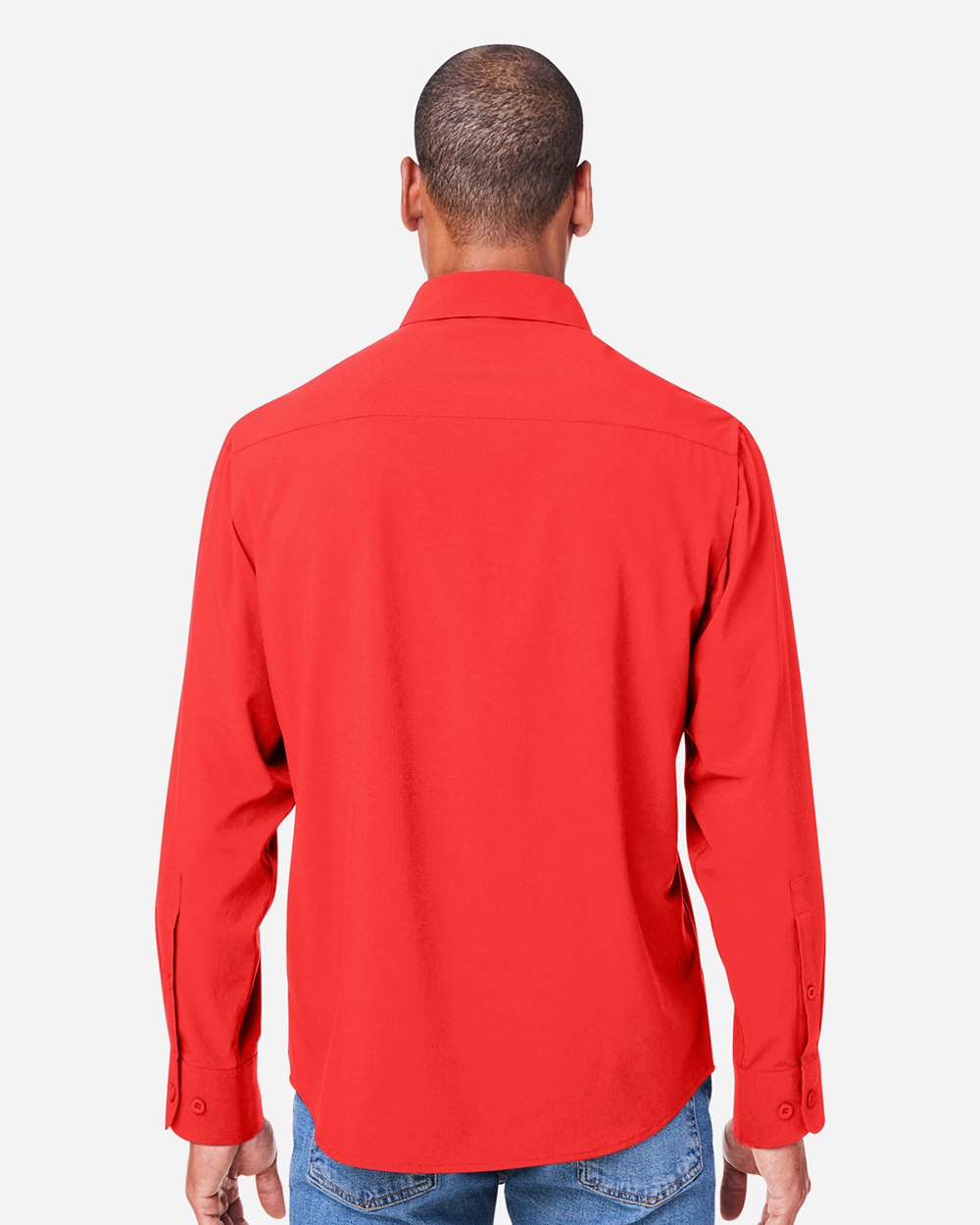 Core 365 CE510L Men's Ultra UVP® Marina Shirt in Marina Red