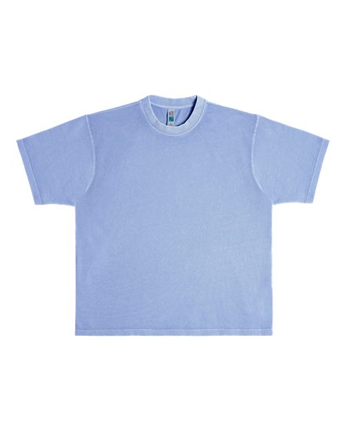 Lane Seven LS16005 Unisex Urban Heavyweight Tee in Pigment Grape Ice