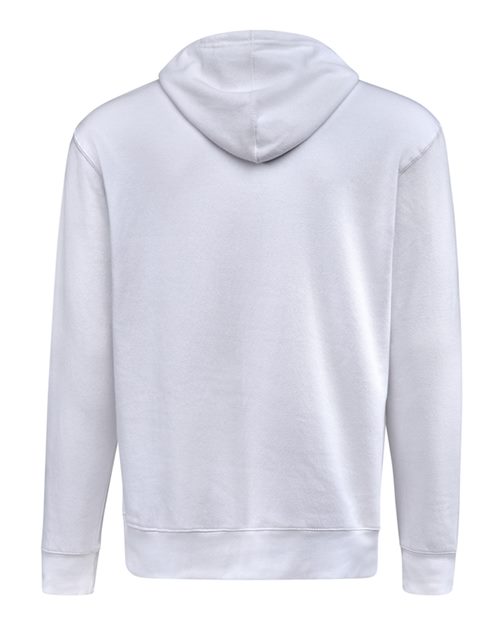 J. America 8720 Unisex BTB Fleece Hooded Sweatshirt in White