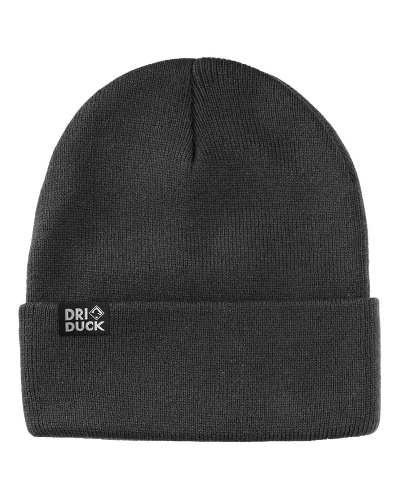 DRI DUCK 3523 Coleman Cuffed Beanie in Charcoal