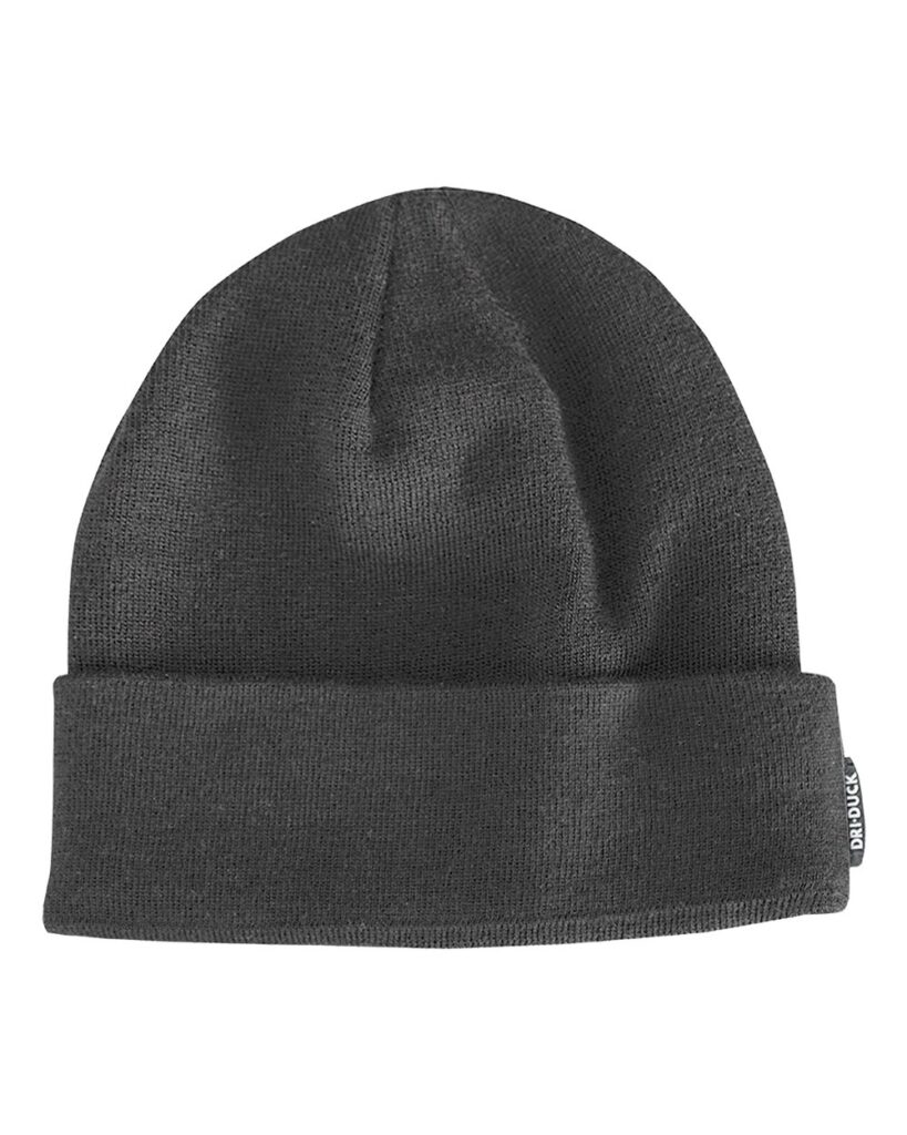 DRI DUCK 3562 Basecamp Performance Cuffed Beanie in Charcoal