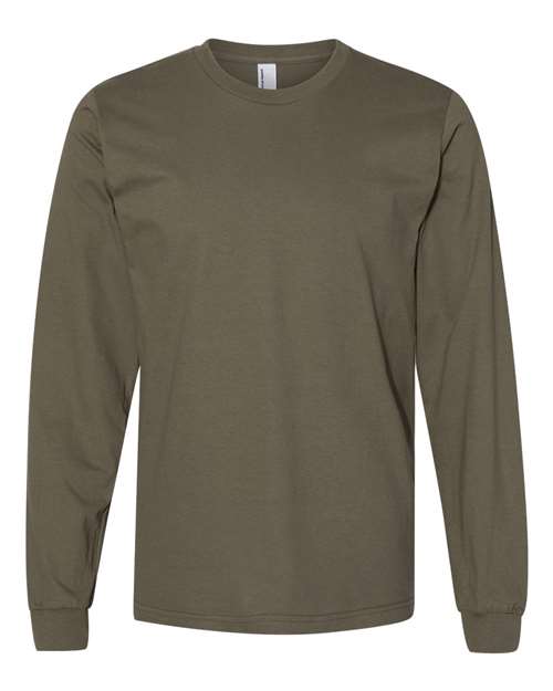American Apparel 2007 Unisex Fine Jersey Long Sleeve Tee in Lieutenant