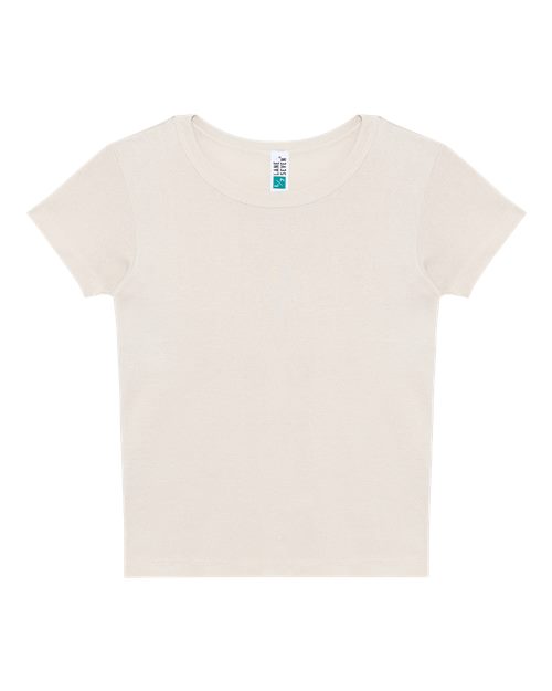 Lane Seven LS82001 Women's Baby Tee in Bone