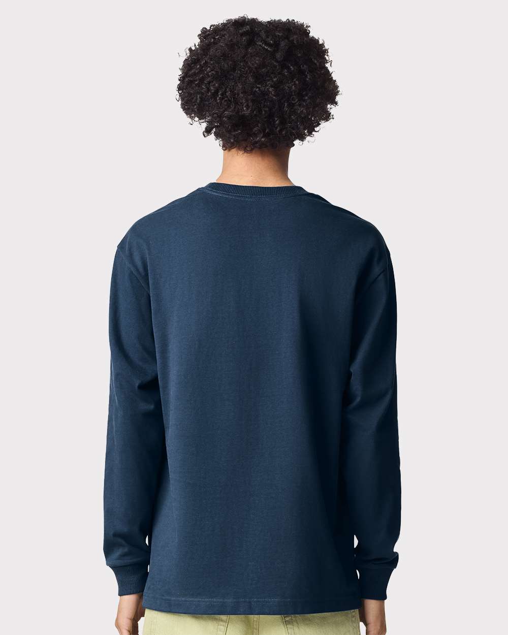 American Apparel 9410 Super Heavyweight Long Sleev in Sea blue
