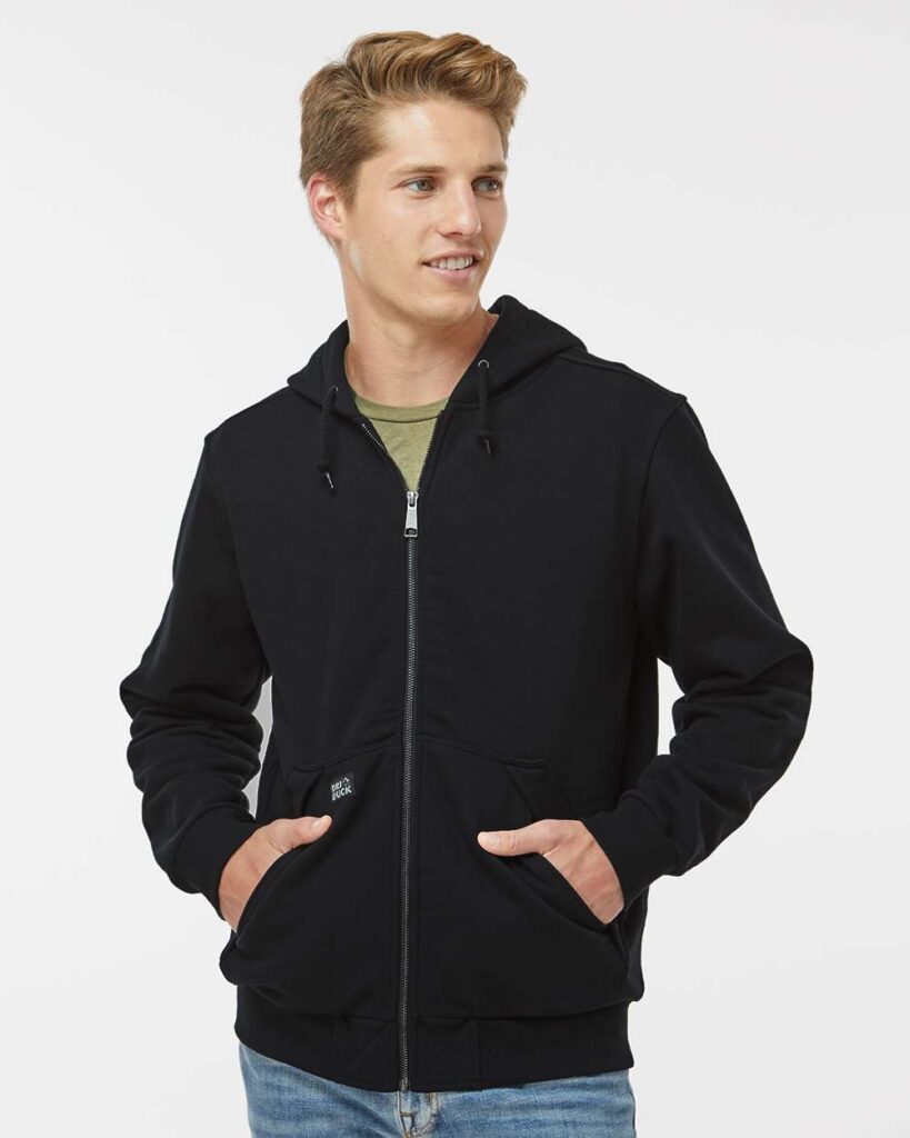 DRI DUCK 7348 Men's Mission Full-Zip Hooded Jacket in Black