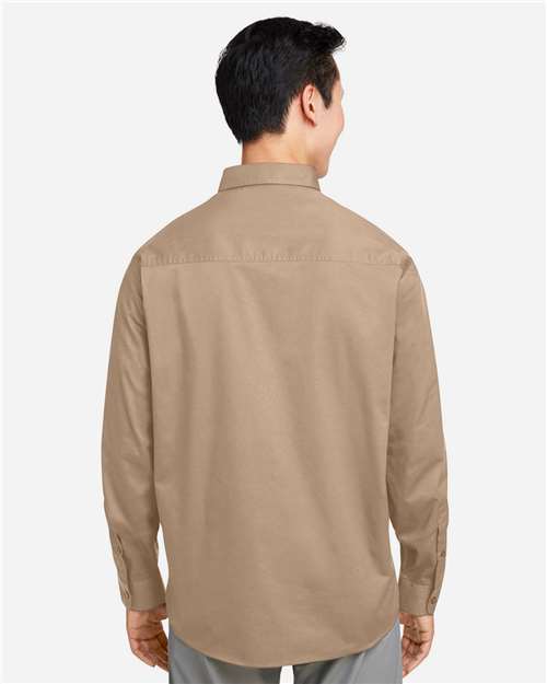 Harriton M585L Men's Advantage IL Workshirt in Khaki