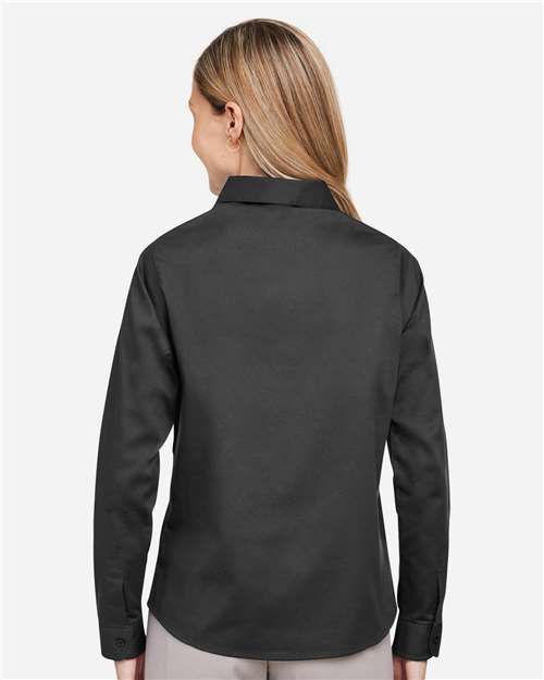Harriton M585LW Women's Advantage IL Workshirt in Dark Charcoal