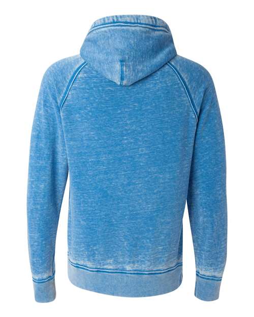 J. America 8915 Men's Vintage Zen Fleece Hooded Sweatshirt in Royal