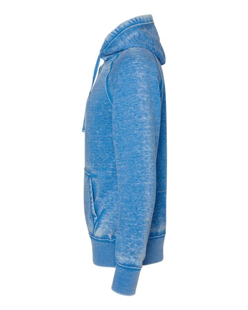J. America 8915 Men's Vintage Zen Fleece Hooded Sweatshirt in Royal