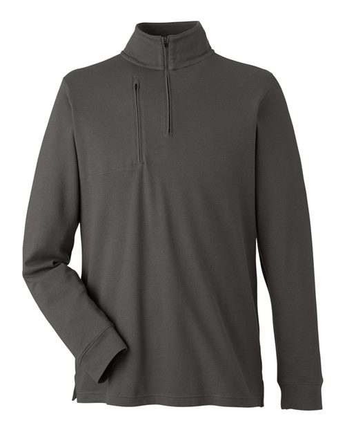 Devon & Jones DG400 Men's New Classics Performance Quarter-Zip Pullover in Graphite