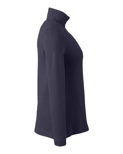 Devon & Jones DG400W Women's New Classics Performance Quarter-Zip Pullover in Navy