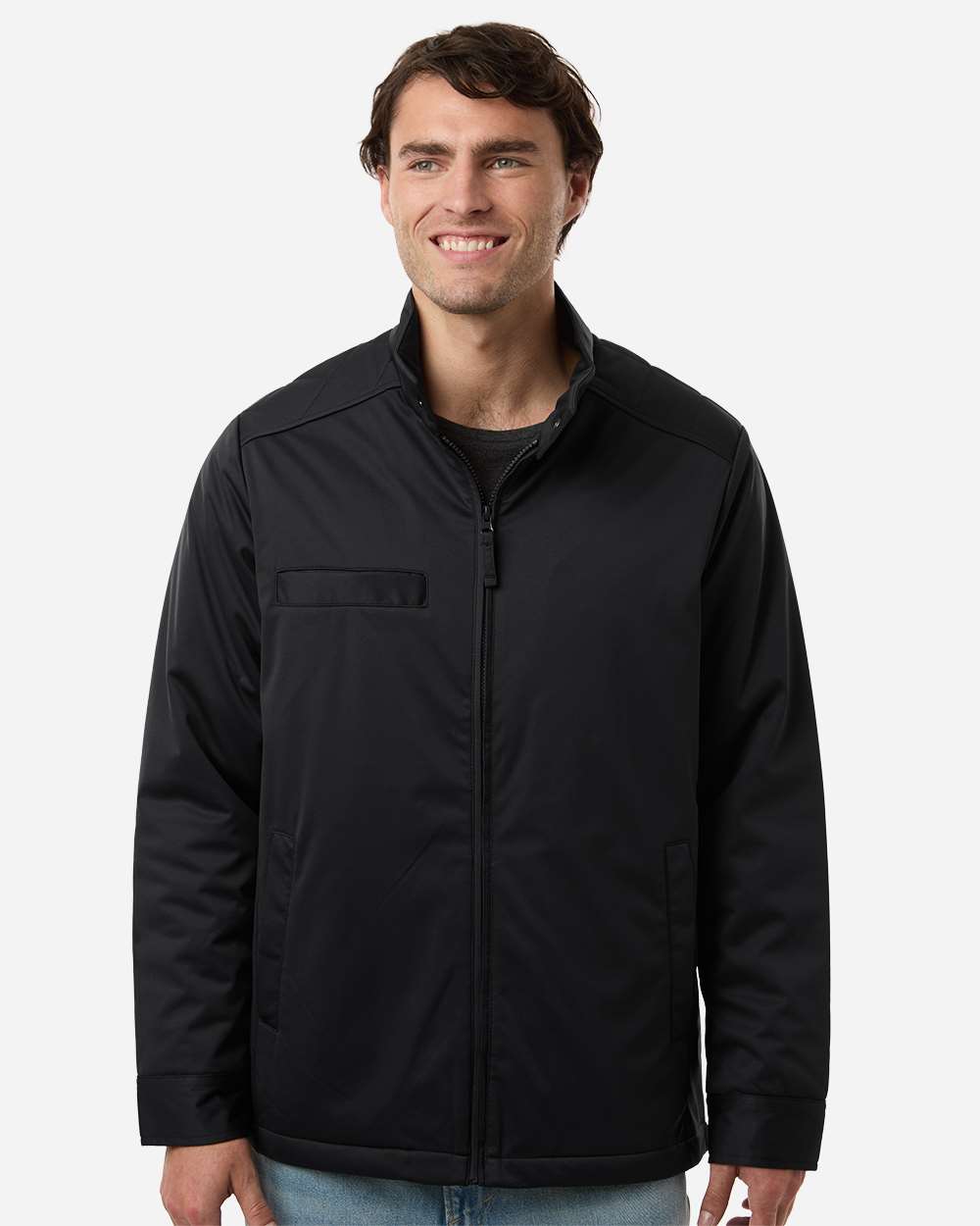 Harriton M781 Men's Guardian Insulated Utility Jac in Black
