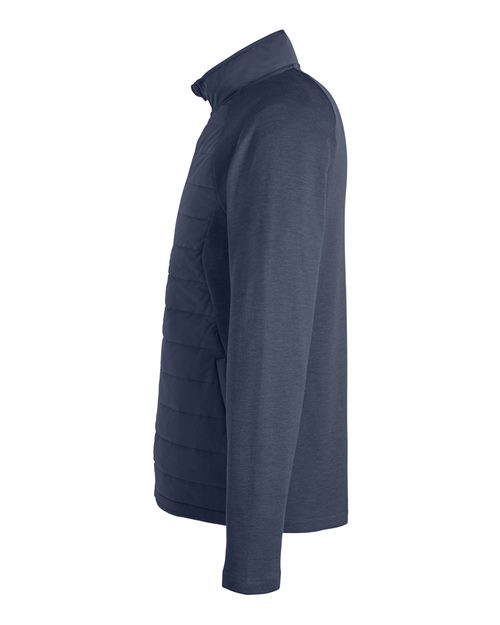 Devon & Jones DG704 Men's New Classics Charleston Hybrid Jacket in Navy Melange/ Navy