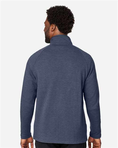 Devon & Jones DG704 Men's New Classics Charleston Hybrid Jacket in Navy Melange/ Navy